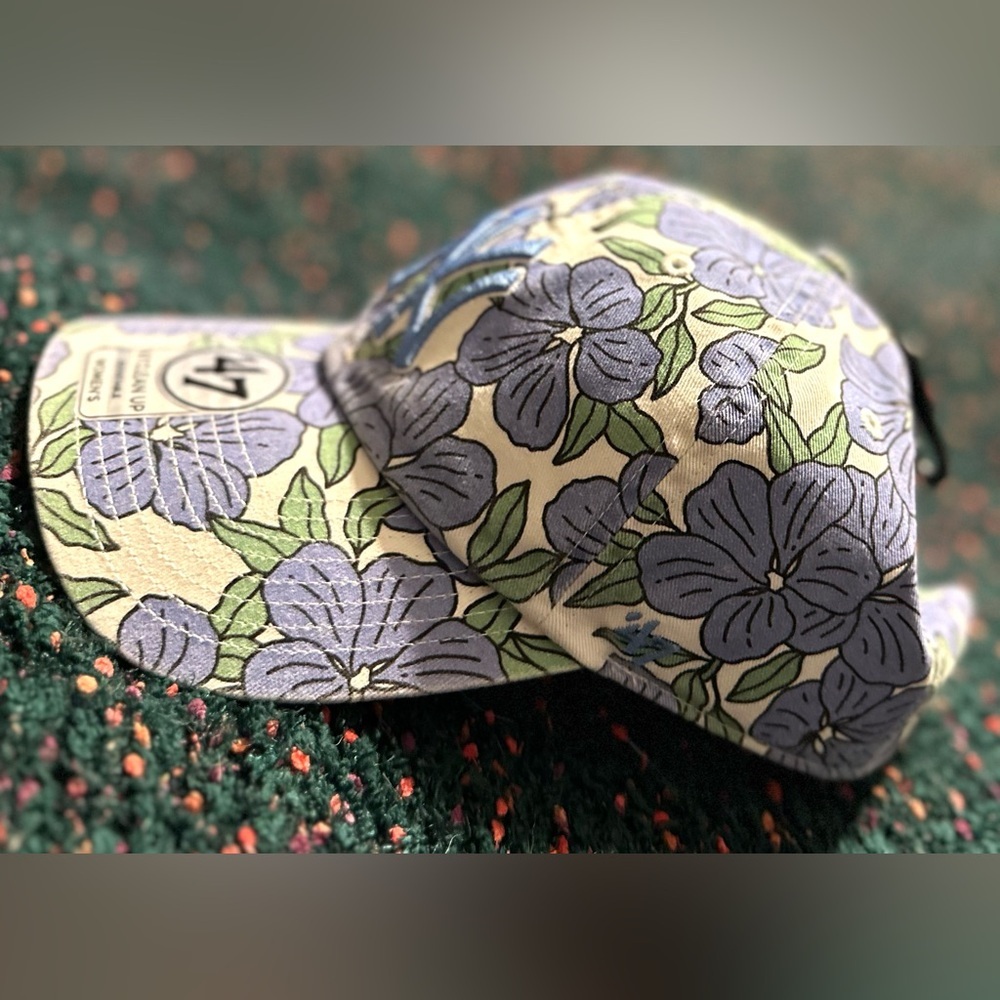 ‼️RARE‼️🎸’47 x Anthropologie🎸🔥NWT🔥Florentina Floral Baseball Cap - Picture 10 of 16